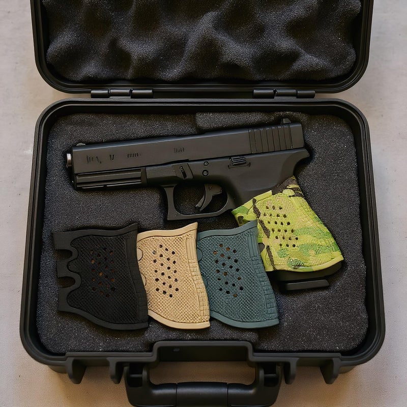 vah Tactical Rubber Grip Glove Sleeve Slip-On Ventilated Grip Grips for Glock - Image 4